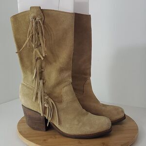Matisse El Paso Boots Suede Leather Fringe Women's Size 7M